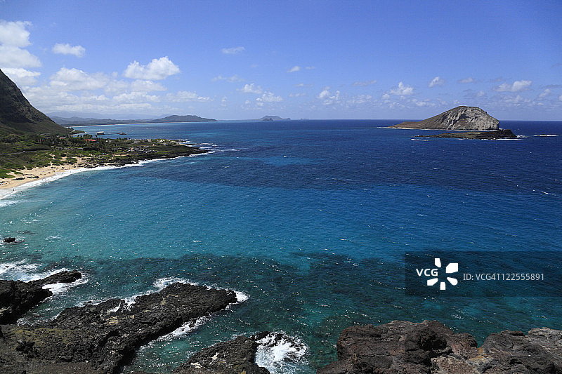 可可角海景，美国夏威夷图片素材