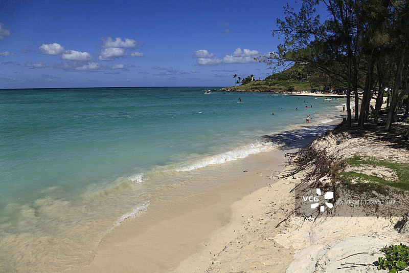 美国夏威夷凯卢阿海滩图片素材