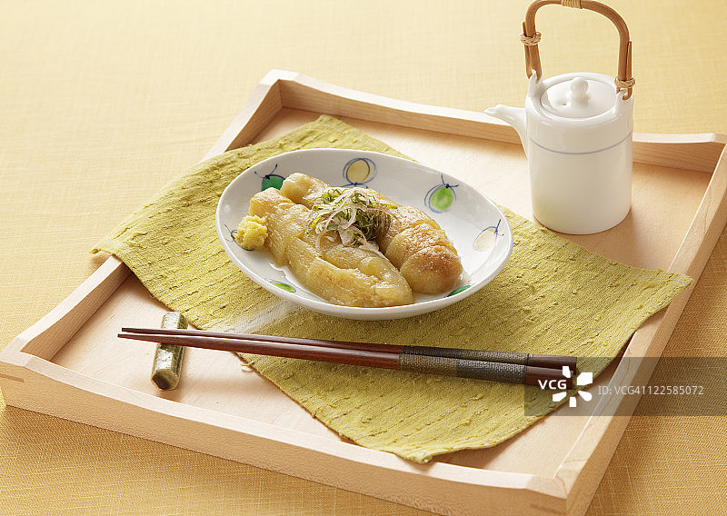 烤茄子图片素材