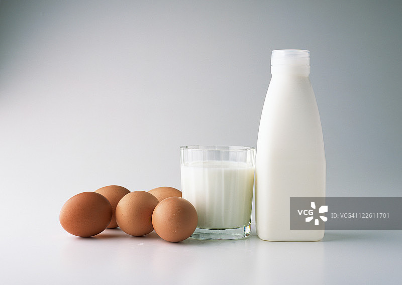 牛奶和鸡蛋图片素材