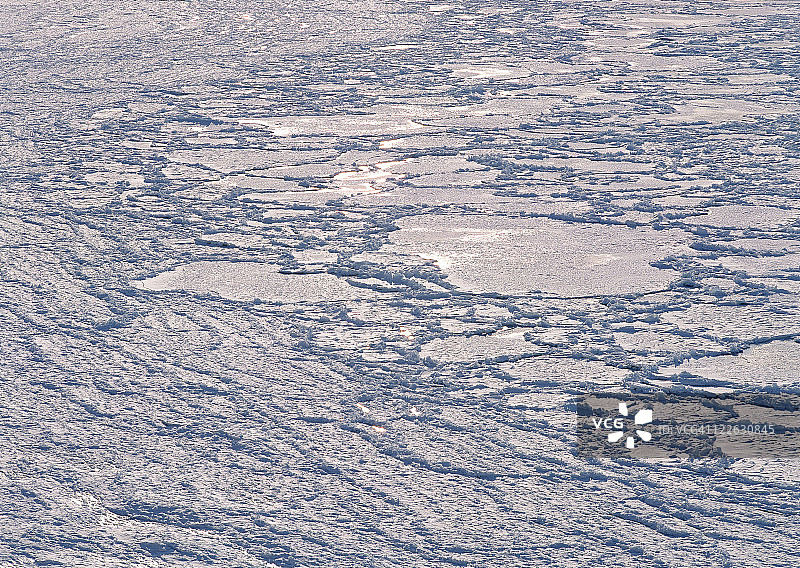 能取湖的流冰图片素材