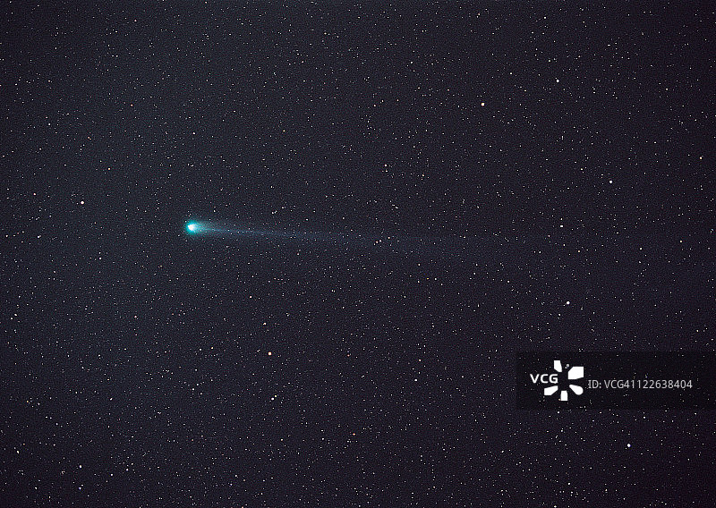 百武彗星和北斗星图片素材