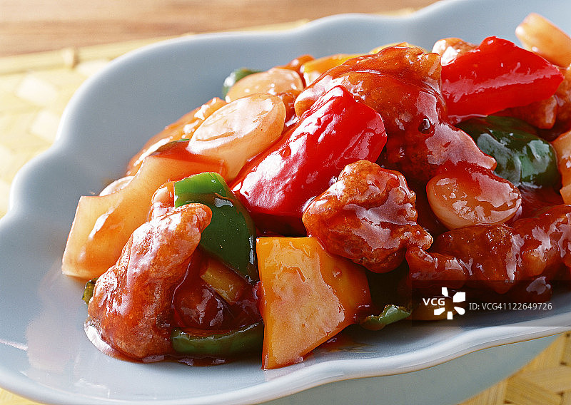 糖醋里脊图片素材