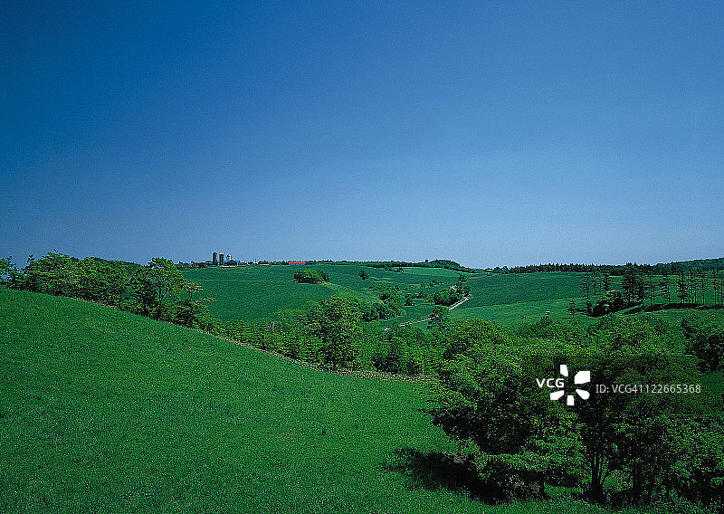 农场和草地图片素材