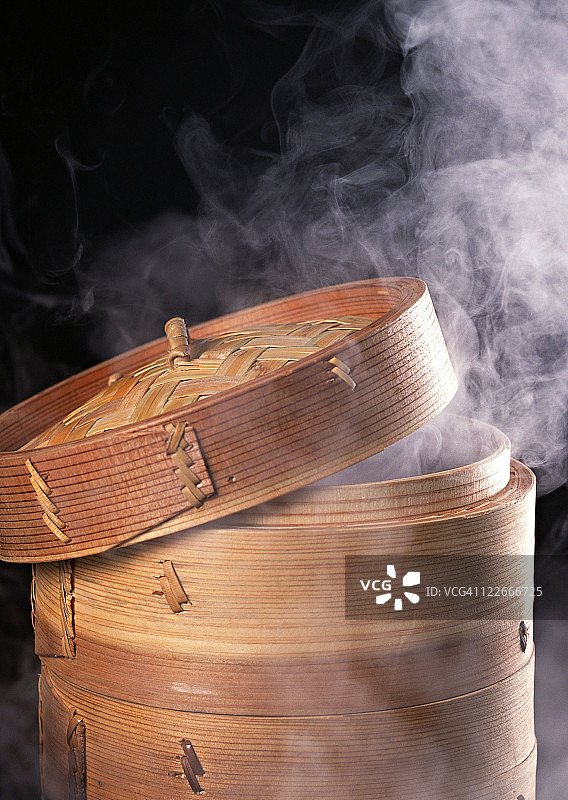 竹蒸笼图片素材