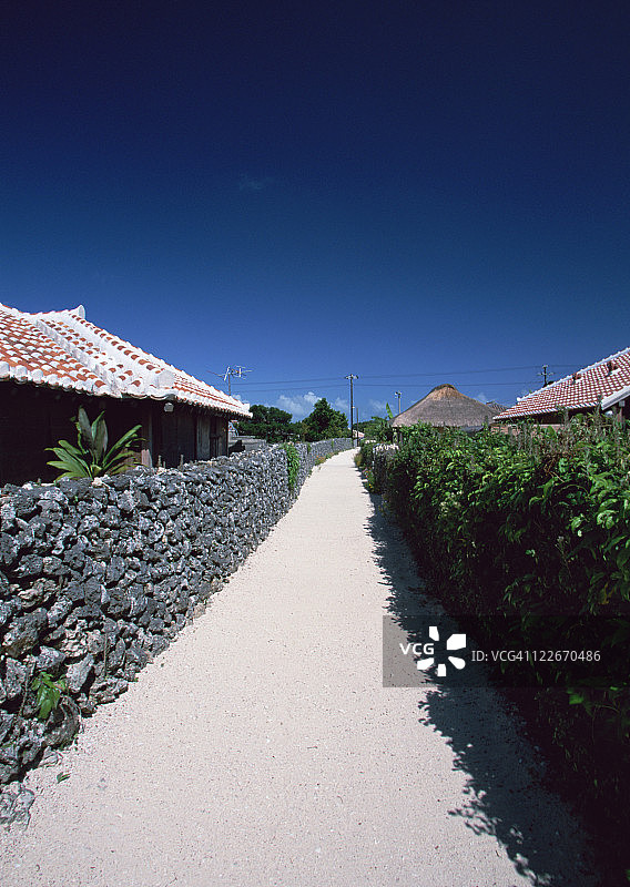 白色沙路图片素材