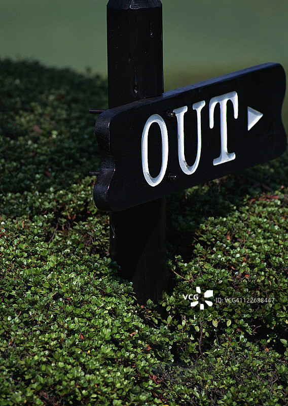 高尔夫球场标志图片素材