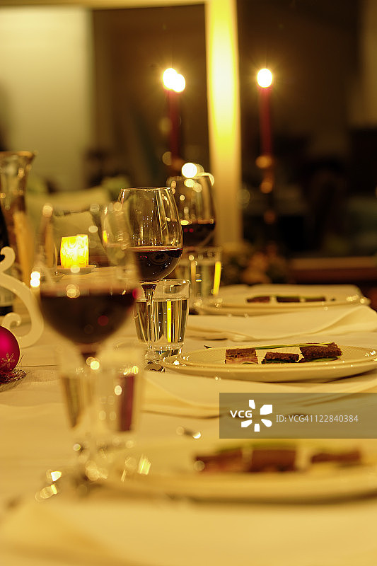 烛光晚餐图片素材