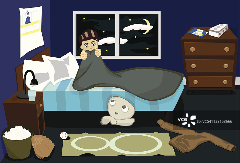 恐怖的房间图片素材