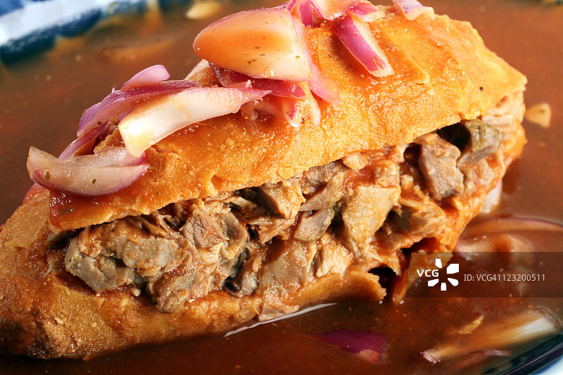 浸水的蛋糕图片素材