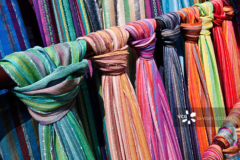 彩虹围巾图片素材