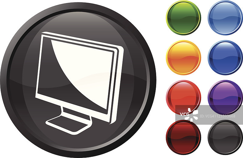 电脑显示器互联网免版税矢量艺术图片素材