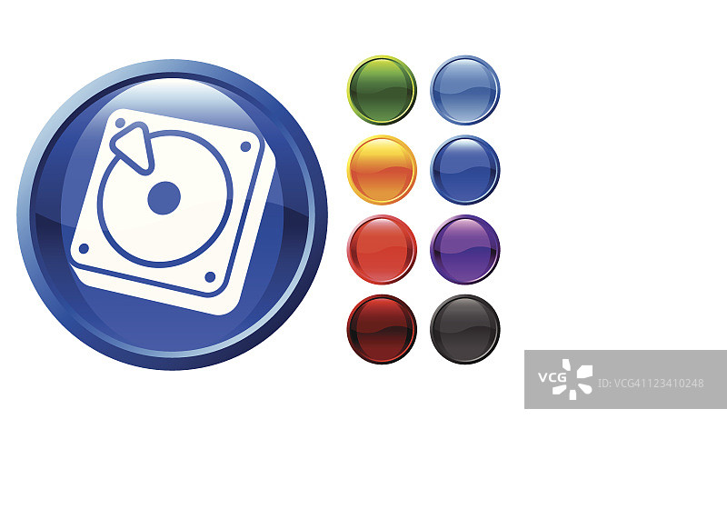 电脑硬盘互联网免版税矢量艺术图片素材