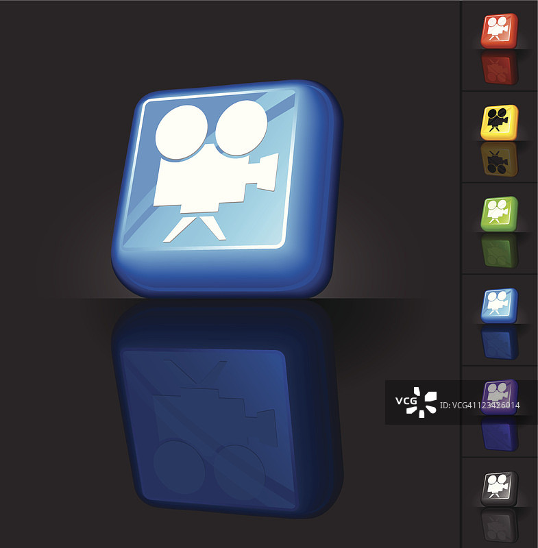 免版税电影相机矢量艺术图片素材