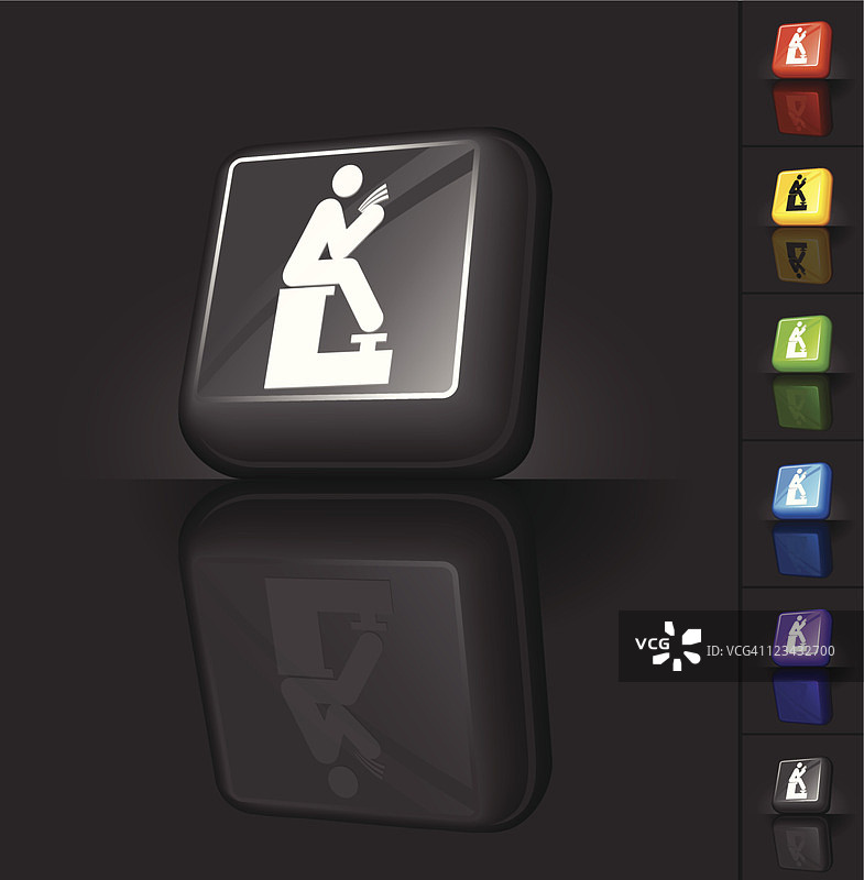 擦鞋匠免版税矢量艺术图片素材