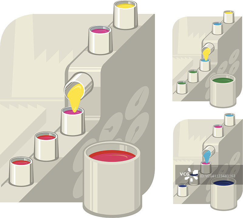 颜色混合图片素材