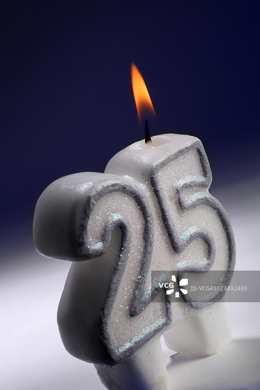 二十五周年纪念或生日图片素材