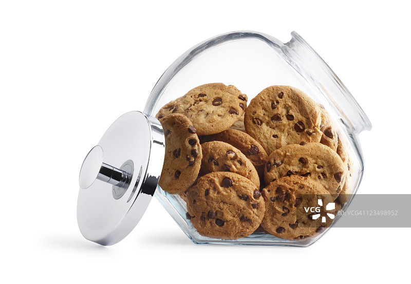 巧克力曲奇饼干罐图片素材