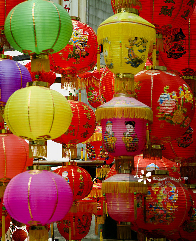 香港纸灯笼图片素材