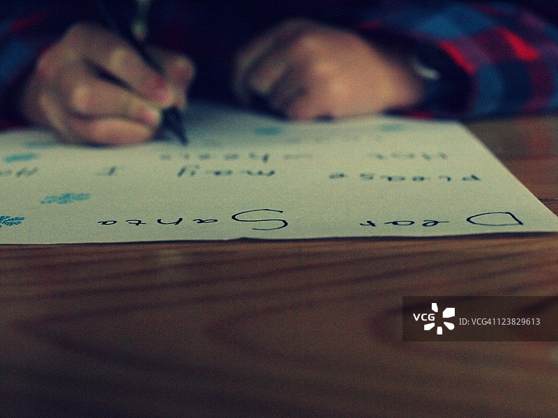 书写信件图片素材