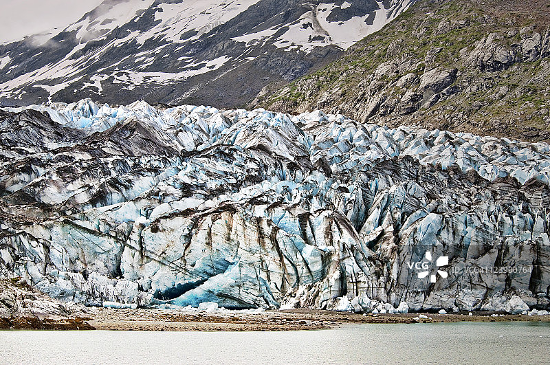 马杰里冰川图片素材