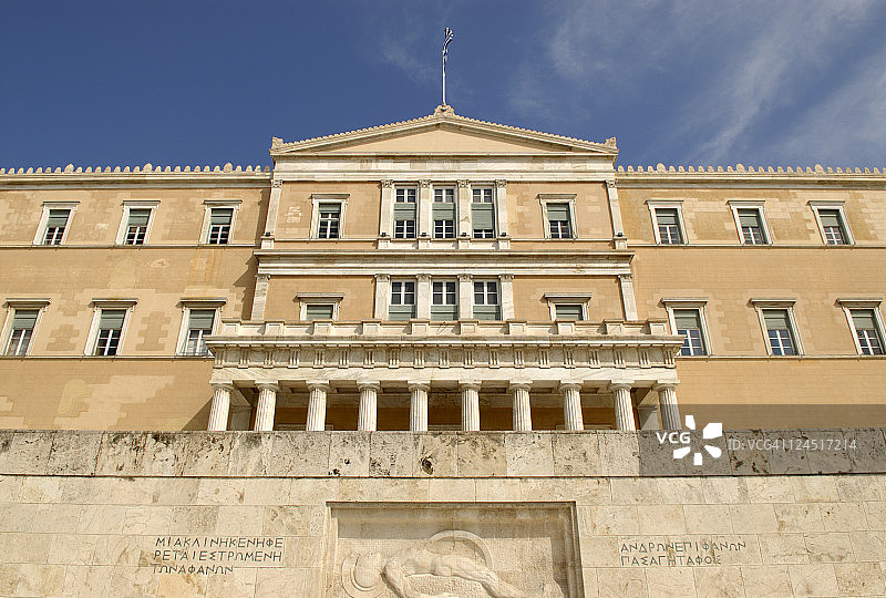 希腊雅典议会大厦图片素材