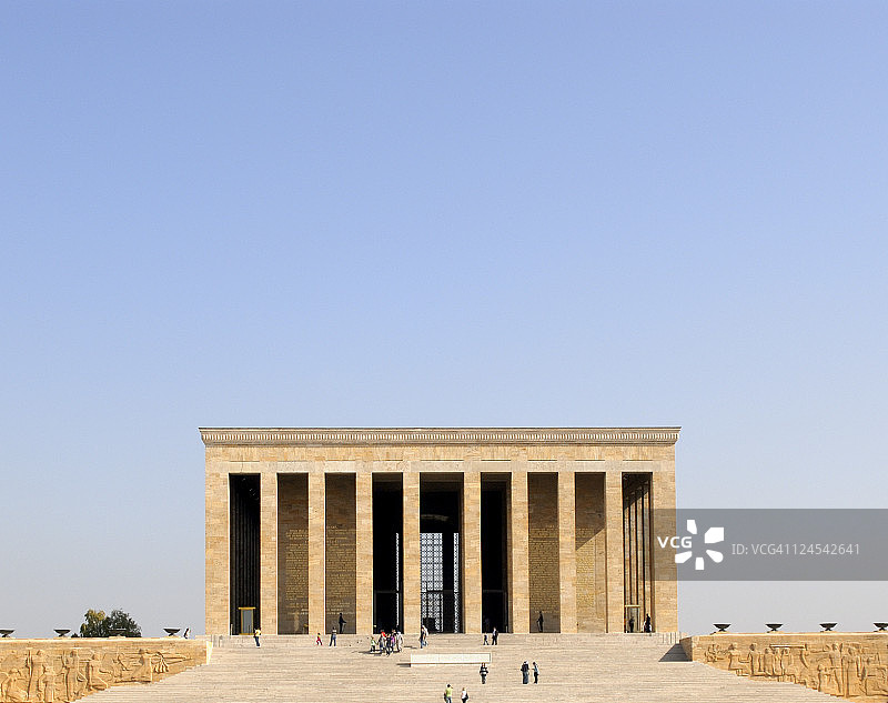 土耳其安卡拉的阿塔图尔克陵墓图片素材