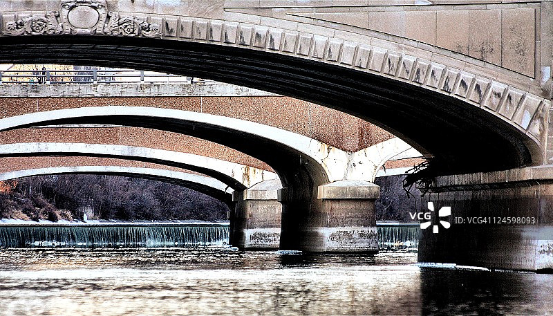 市中心桥梁图片素材