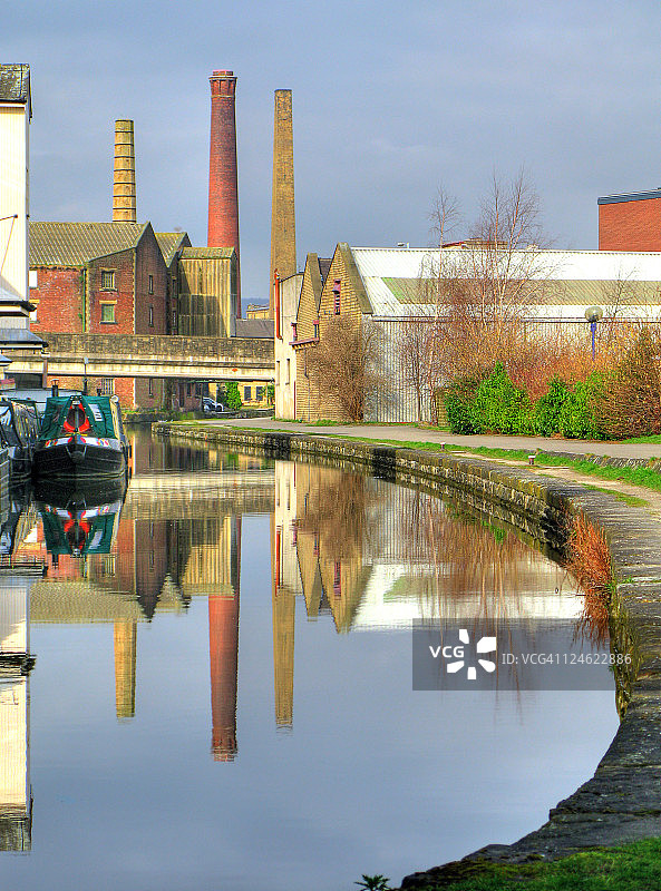 约克郡利兹利物浦运河图片素材