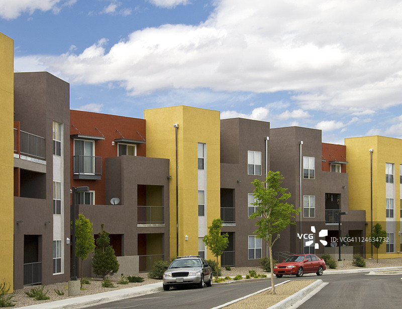 公寓、住宅与城市住房图片素材
