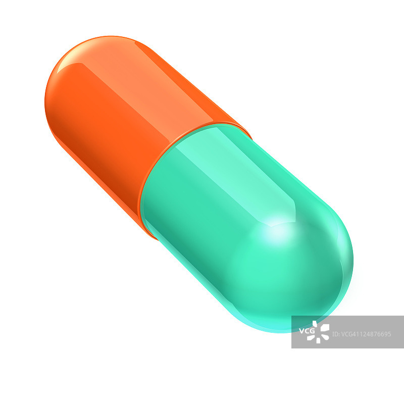 双色胶囊图片素材