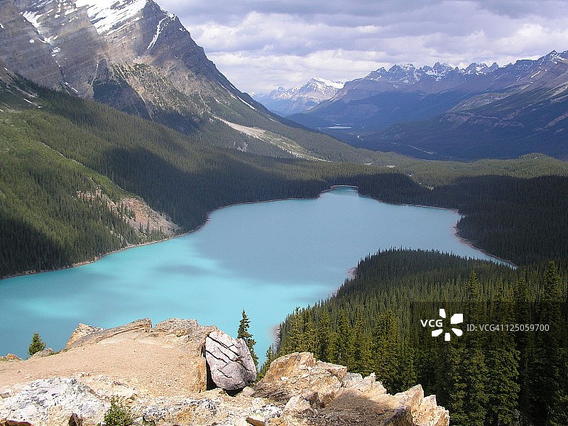 沛托湖景色图片素材