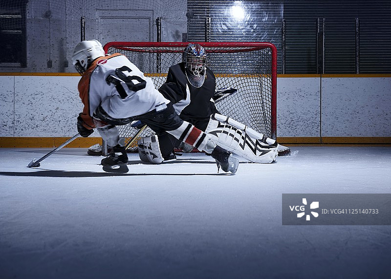 冰球点球决胜图片素材