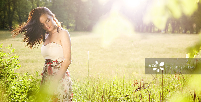 春季肖像图片素材