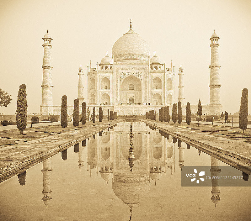 泰姬陵复古风图片素材
