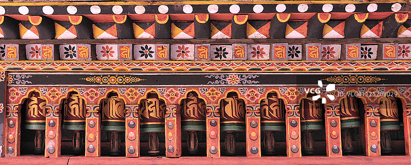 藏族祈祷轮图片素材