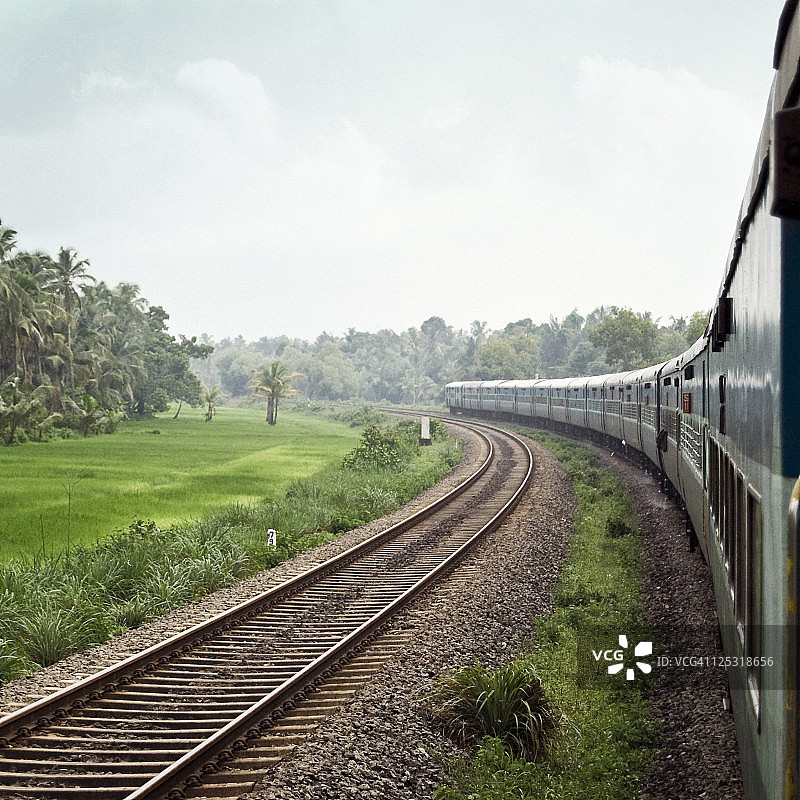 印度的Konkan铁路图片素材