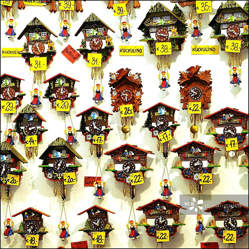 购买布谷鸟钟图片素材