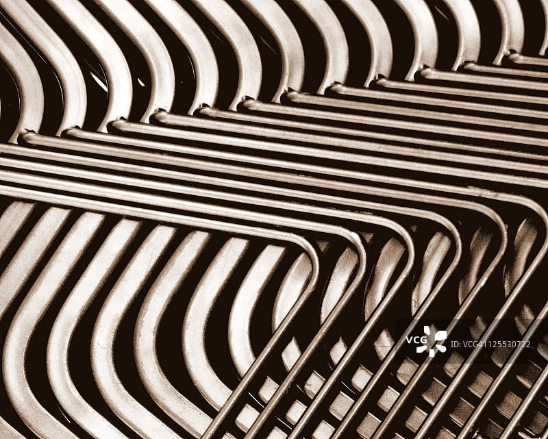 曲线排列的椅子图片素材