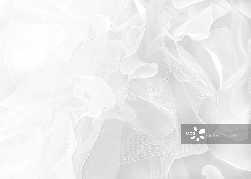 白色纱绸图片素材