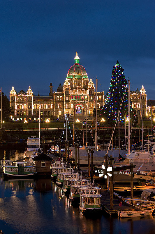 加拿大大不列颠哥伦比亚省维多利亚市风光图片素材