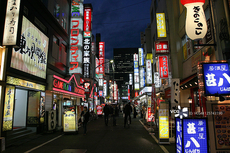 霓虹灯标志图片素材