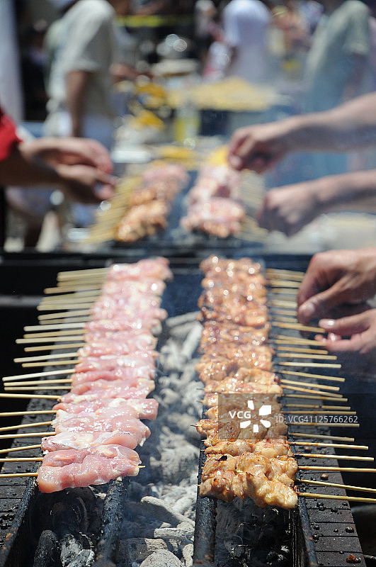 美国夏季桥梁节图片素材