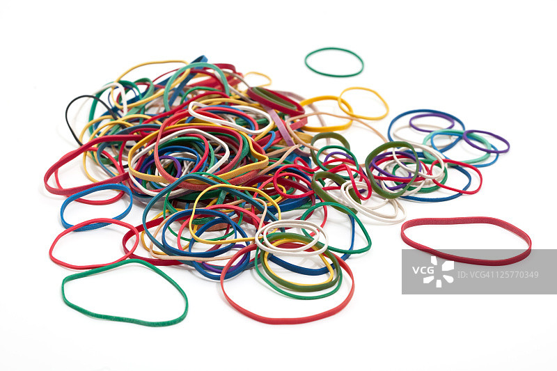 一堆橡皮筋图片素材
