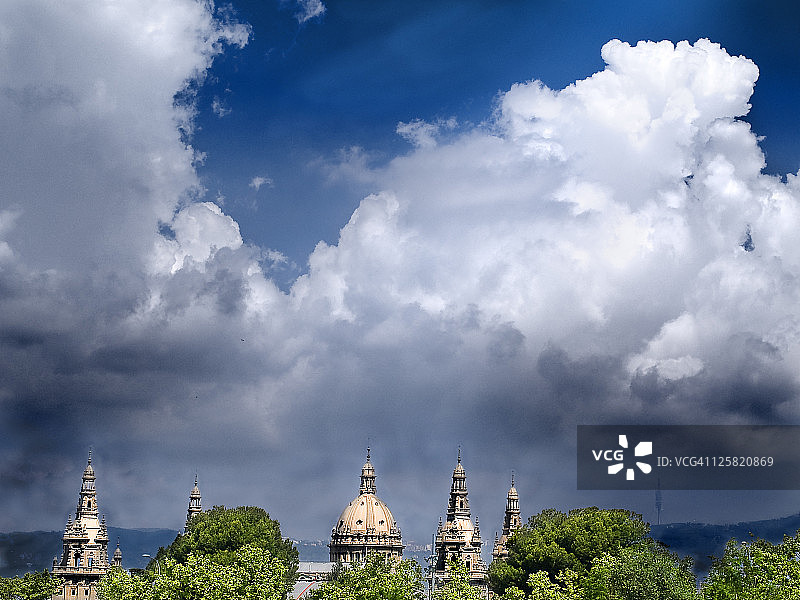 蒙特惠奇山（巴塞罗那）图片素材