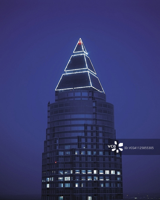 法兰克福展会大厦顶部图片素材