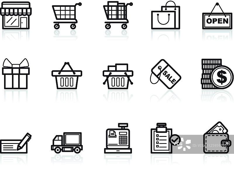 购物的图标图片素材