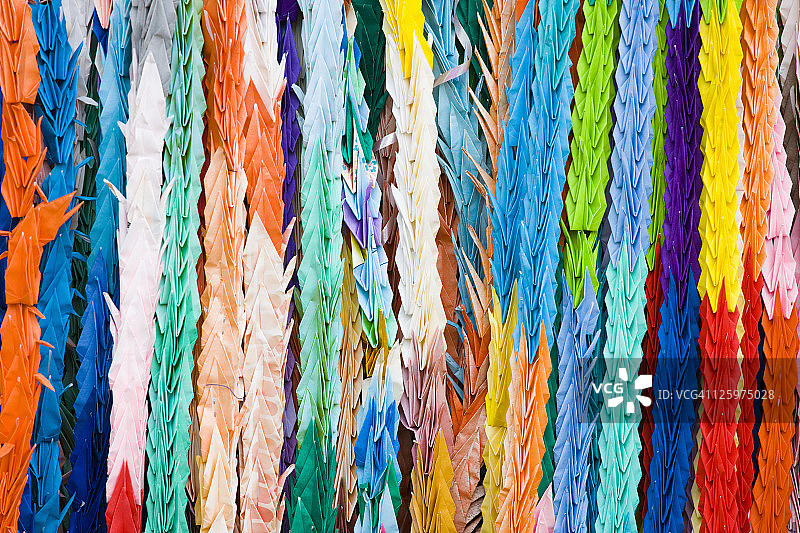 伏见稻荷大社的纸鹤图片素材