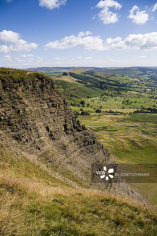 英国德比郡峰区Mam Tor图片素材