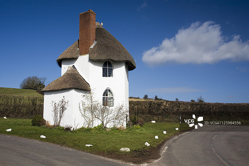 萨默塞特斯坦顿德鲁的收费站图片素材